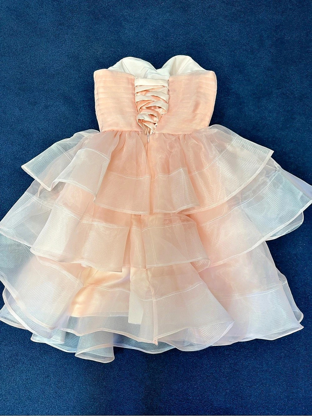 Formal Tiered Tulle Dress adult Size 0 Like New